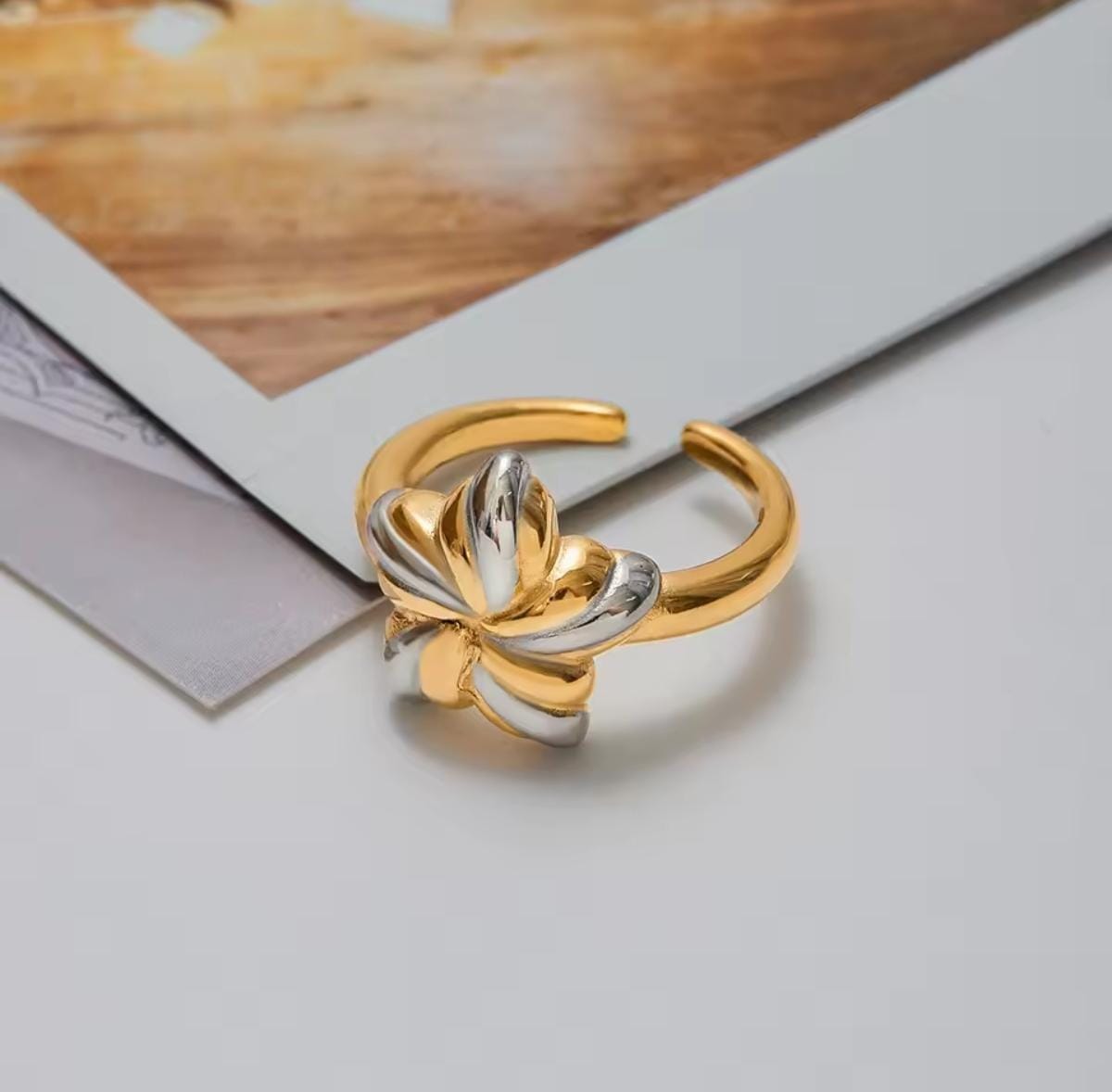 Anillo Bi Tono Paola
