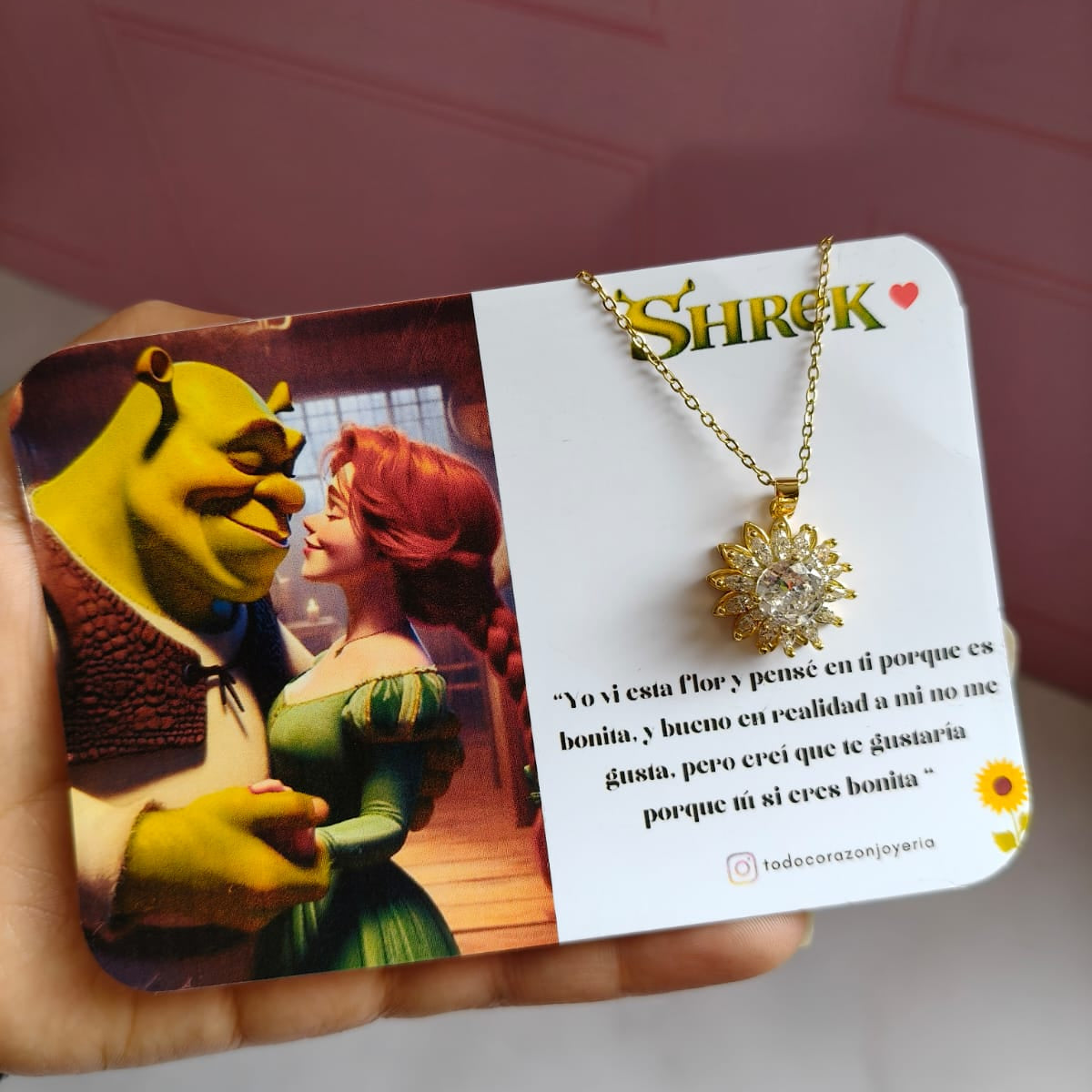 Collar Fiona Flor Giratorio