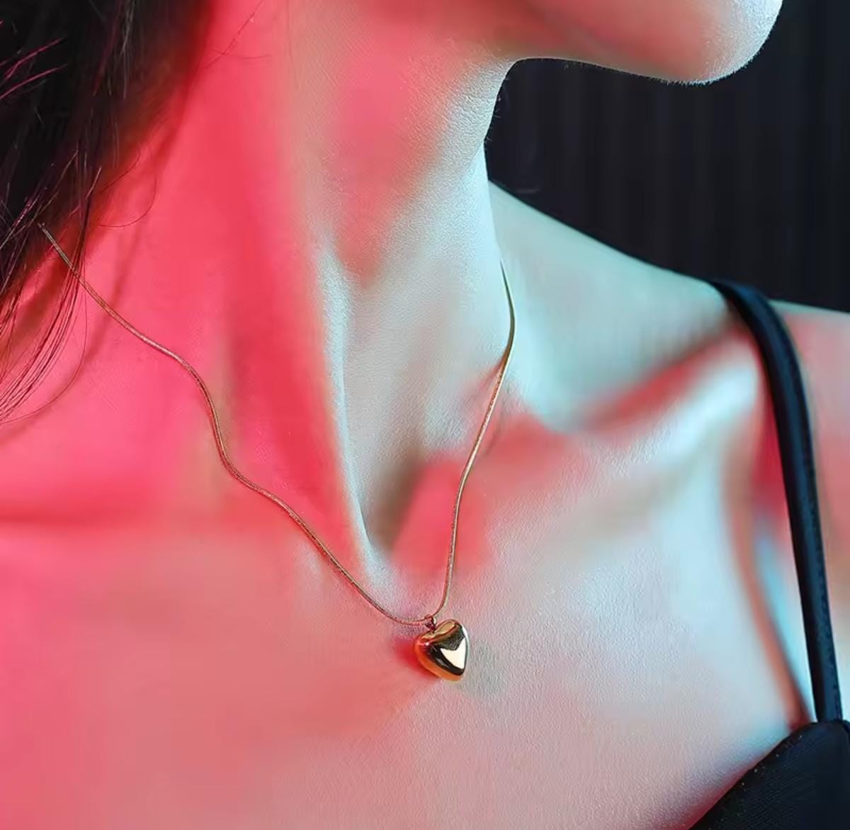 Collar Corazón Dorado