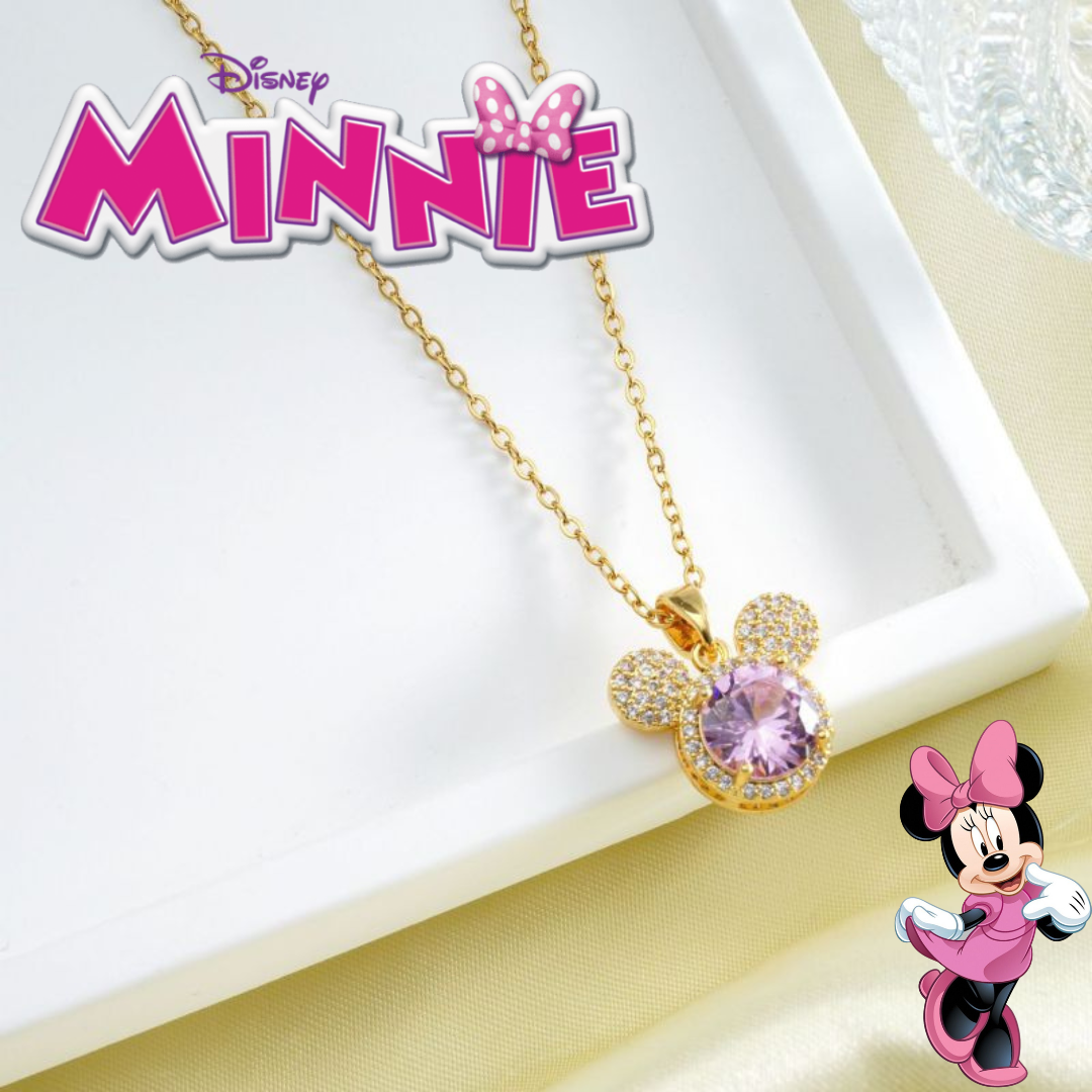 Collar Orejitas Inspirado en Minnie