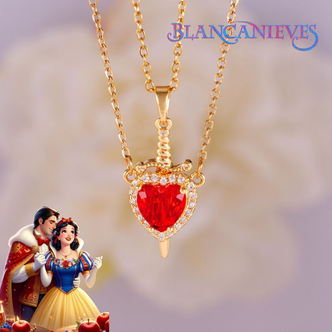 Dúo de Collares Inspirados en Blanca Nieves