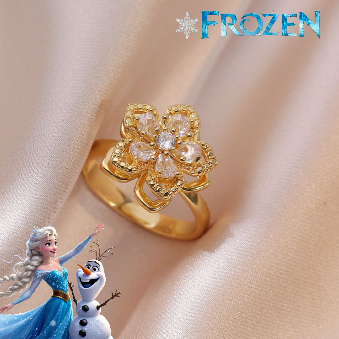 Anillo Inspirado en Elsa de Frozen ❄️