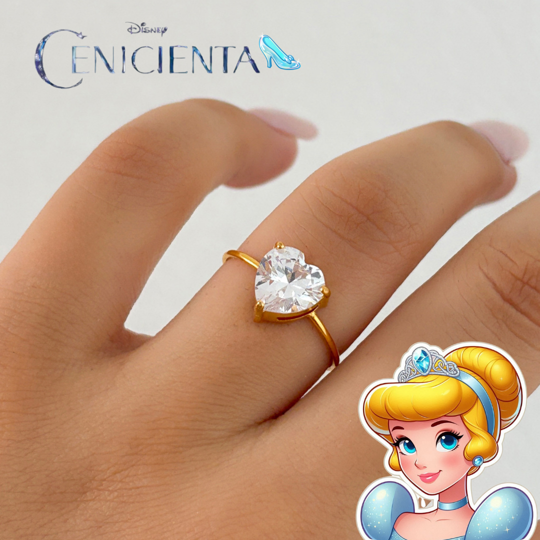 Anillo Corazón Cenicienta