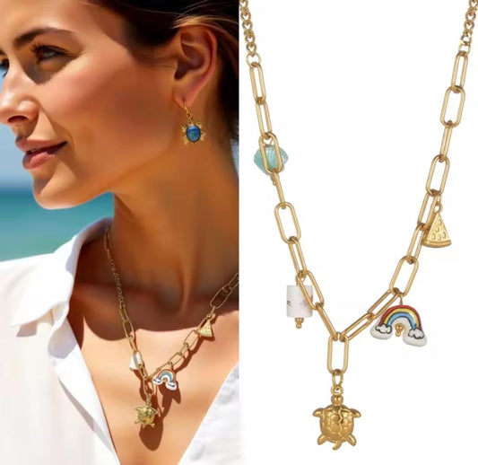 Collar Colgantes Tortuga 🐢