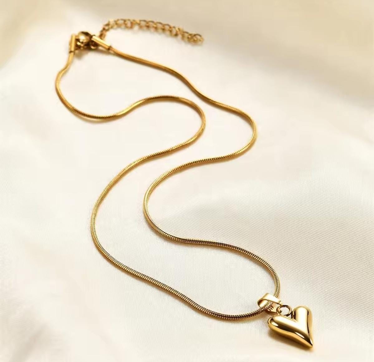 Collar Cordón Dije Corazón
