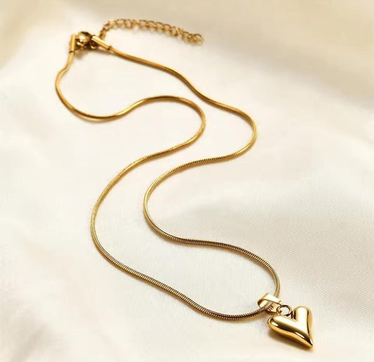 Collar Cordón Dije Corazón