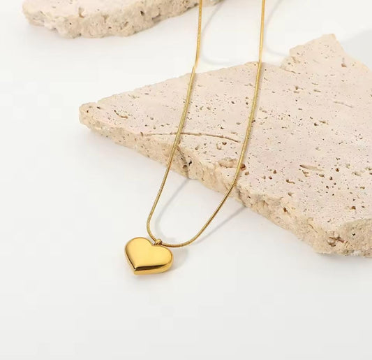 Collar Corazón Dorado