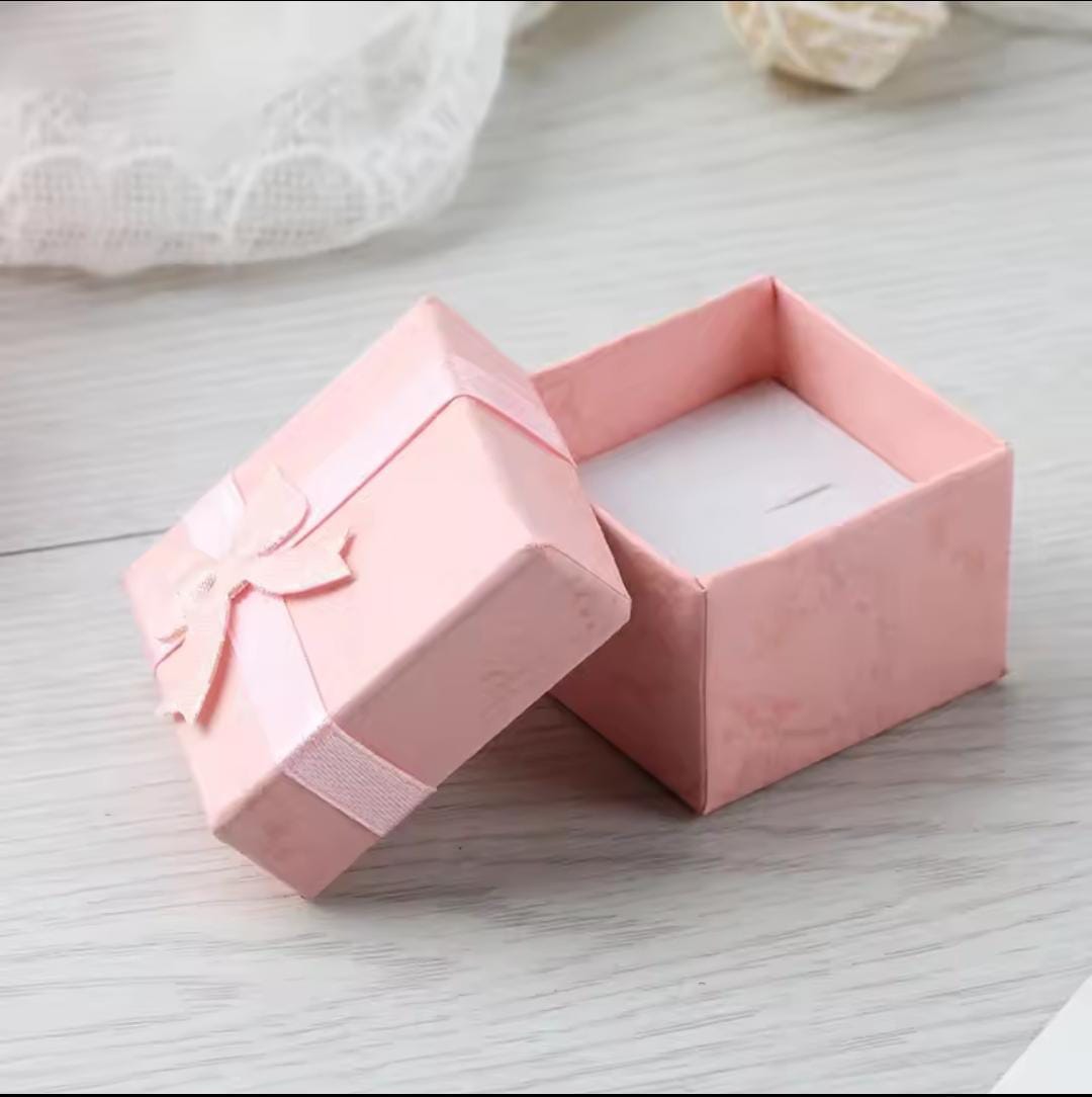 Caja Para anillos con Moñito