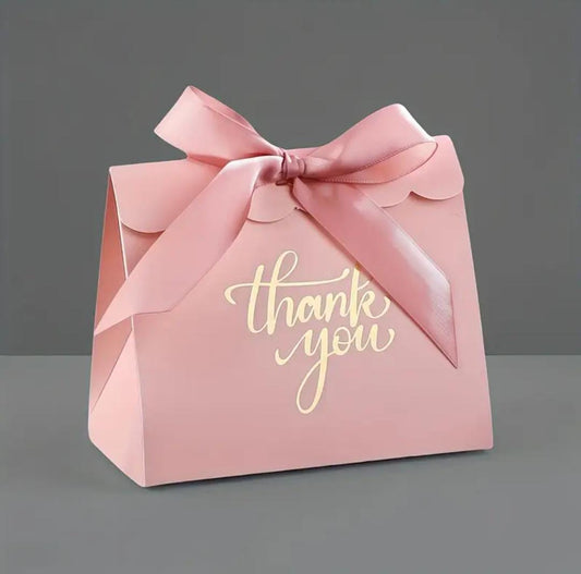 Bolsa Rosa Con Moño