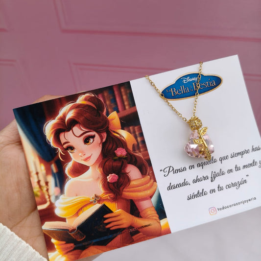 Collar Bella Corazon con Rosa