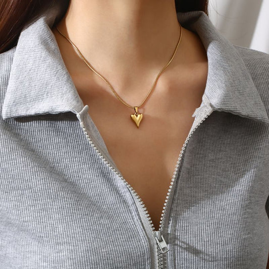 Collar Cordón Dije Corazón