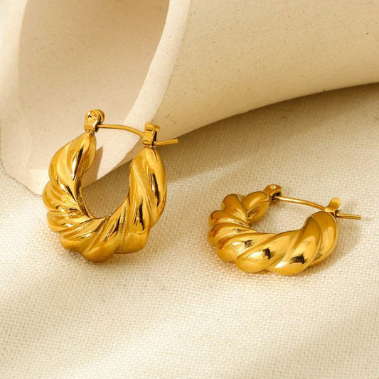 Arete en Espiral Dorado