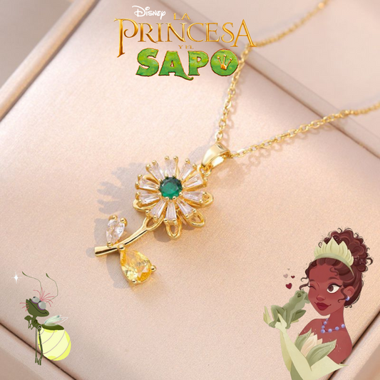 Collar Tiana Flor Giratorio