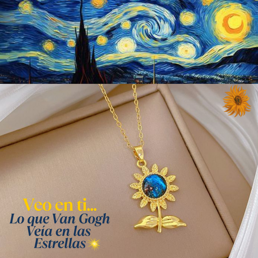 Collar Flor Van Gogh
