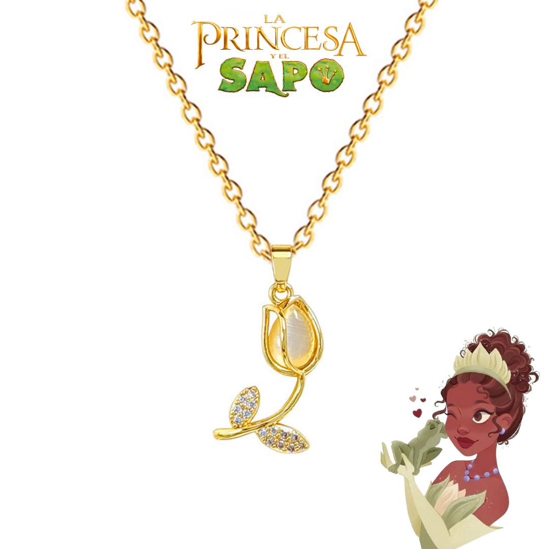 Collar  Tiana Tulipán Dorado