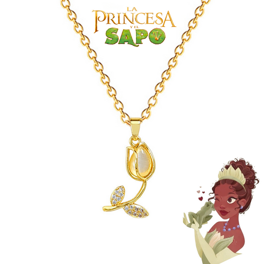 Collar  Tiana Tulipán Dorado