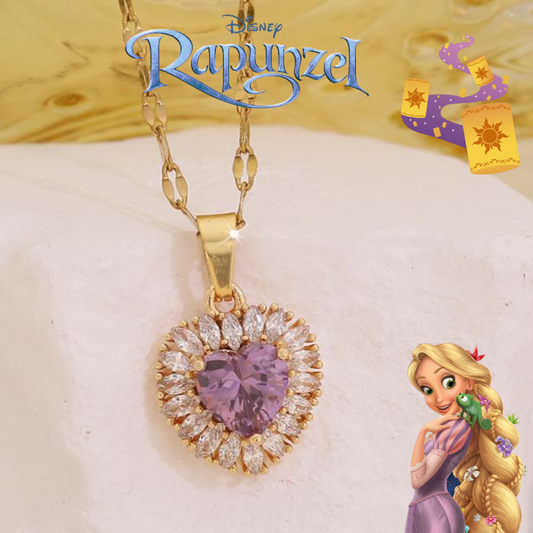 Collar Corazón Rapunzel