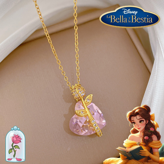 Collar Bella Corazon con Rosa