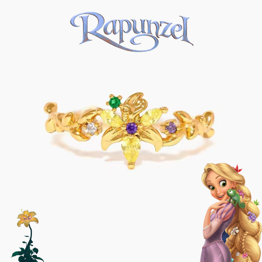 Anillo Flor Que Da Fulgor