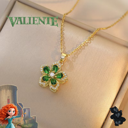 Collar Flor Inspirado en Mérida 🏹💚🐻