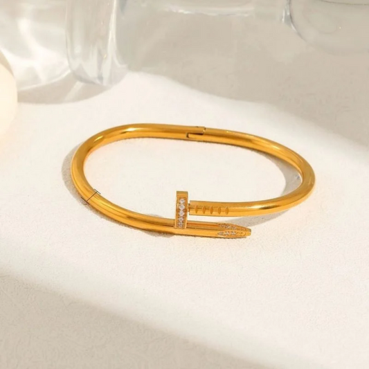 Pulsera Clavo con Piedritas