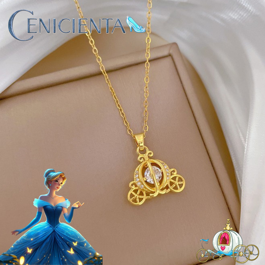 Collar Inspirado en Cenicienta Carruaje