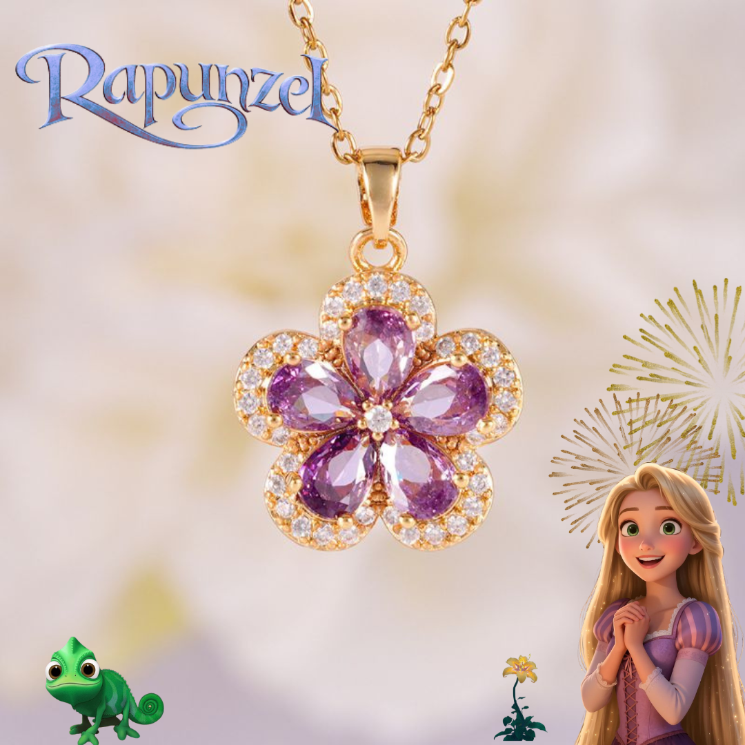 Collar Pétalos Rapunzel