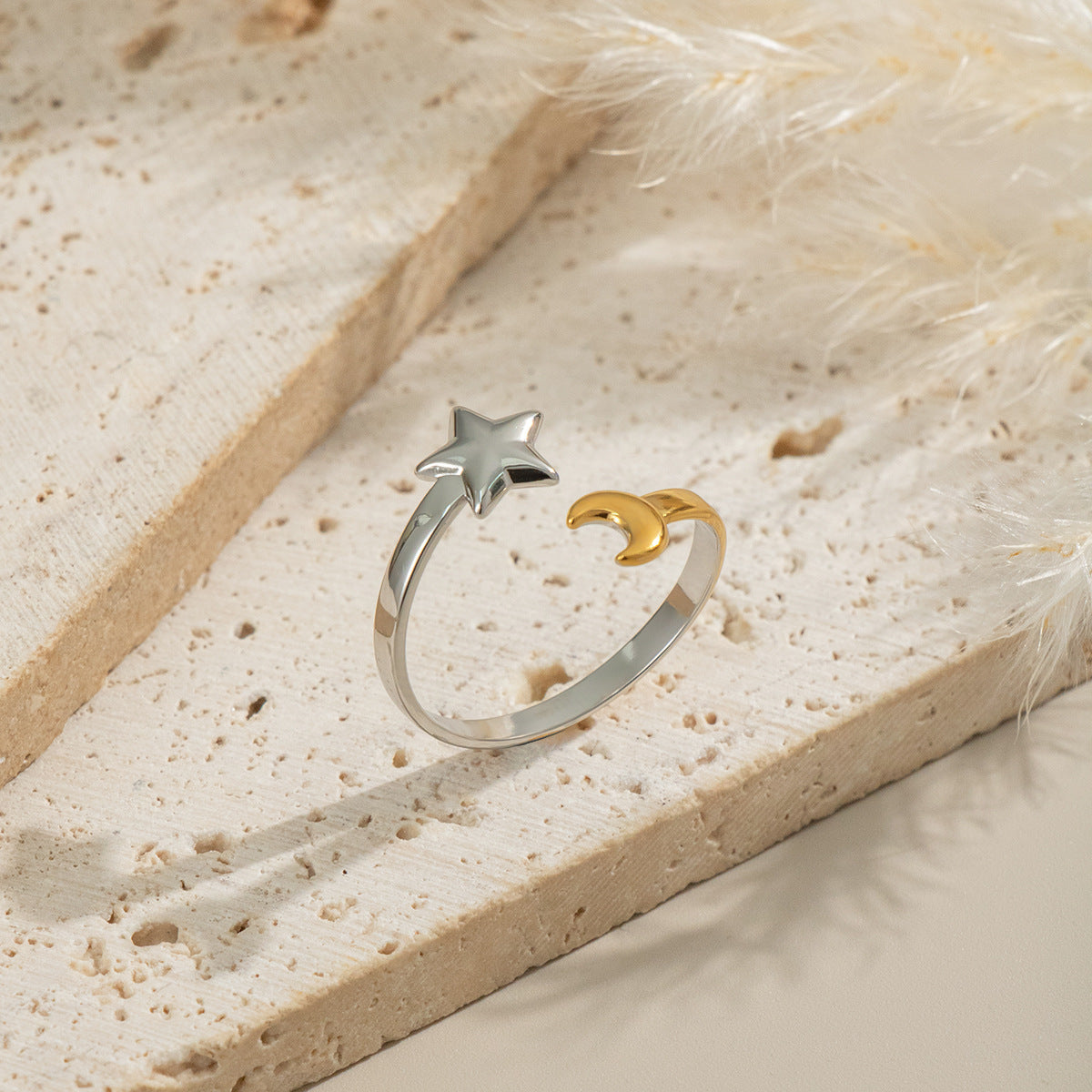 Anillo Bi Tono Estela