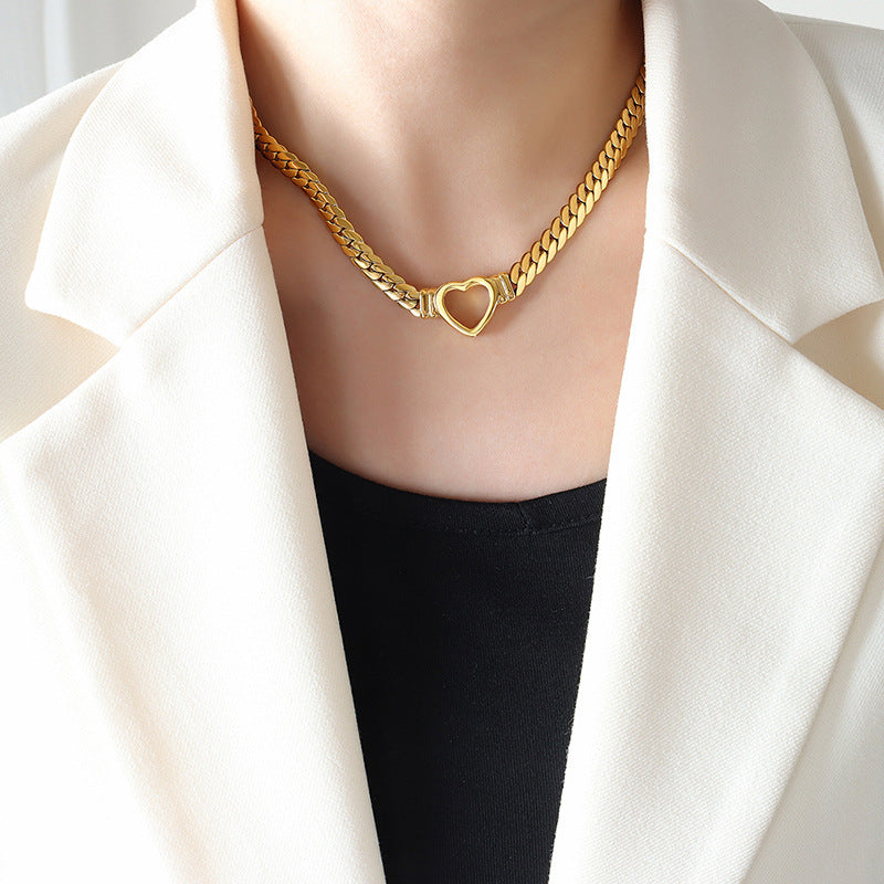 Collar Eslabón Plano Amour