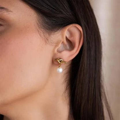 Arete Nudo Perlado